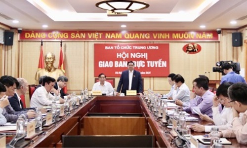 Kết quả Hội nghị giao ban trực tuyến Ngành Tổ chức xây dựng Đảng quý I-2021